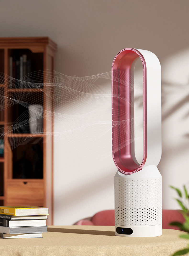 Compact 3-in-1 Air Cooler Fan with UV Purifier - Fesara