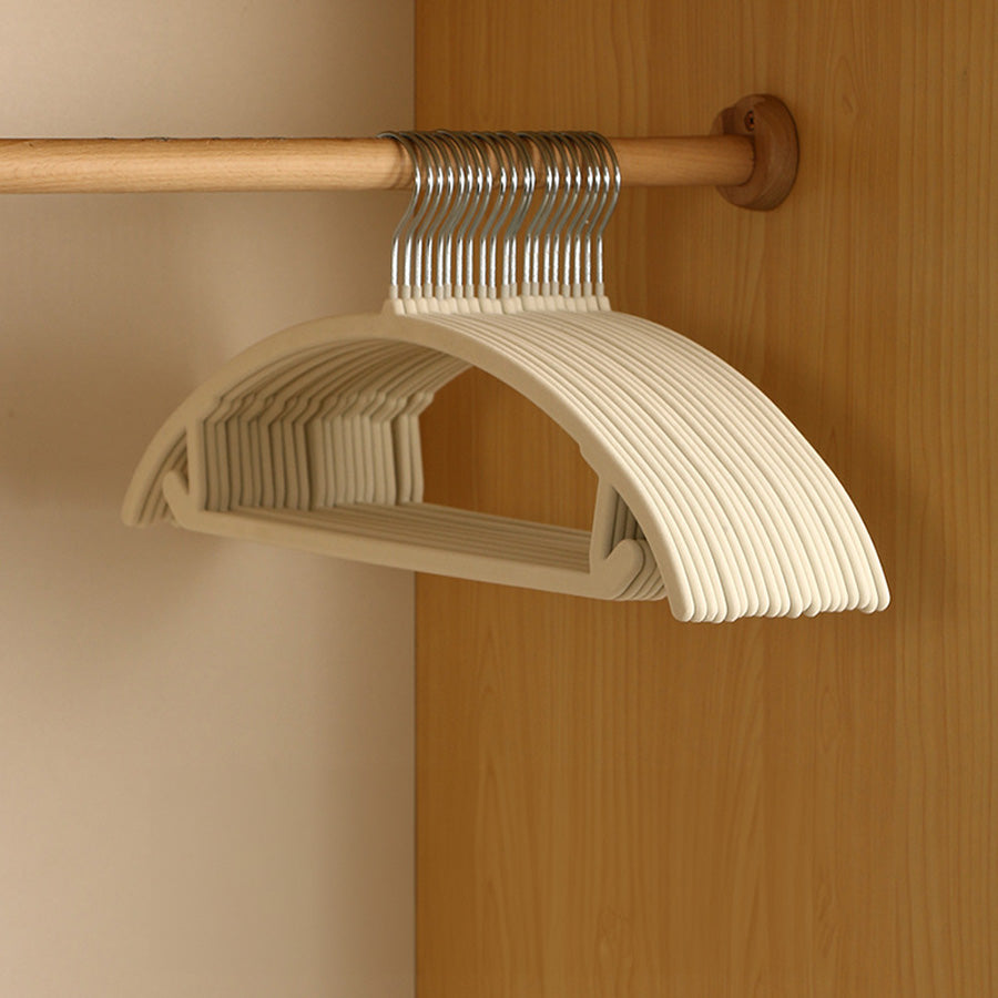 Thin Velvet Hangers Closet Organizers Space Saving Hooks
