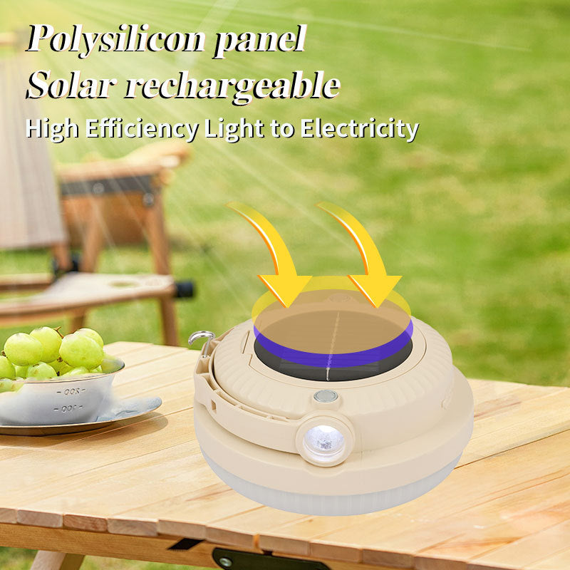 Durable Waterproof Solar Powered Camping LED Light
