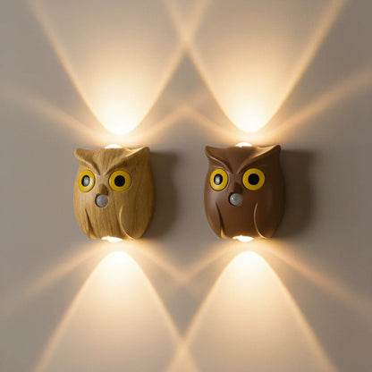 Smart Owl Nightlight Wall Lamp with Motion Sensor