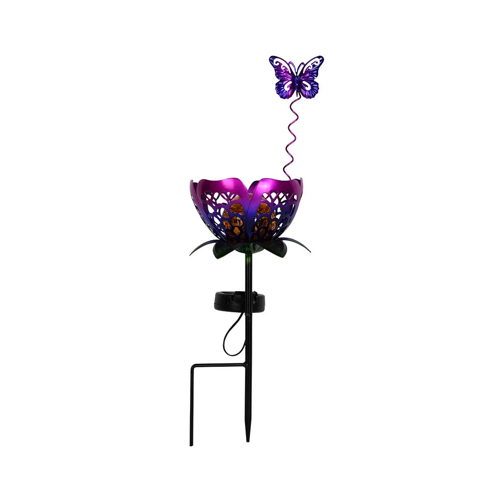 Outdoor Solar Powered Sunflower Garden Lamp Stake