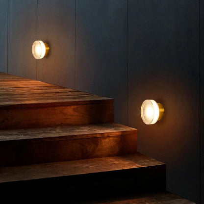 Mini Metal Wall Light Modern Bowl Style