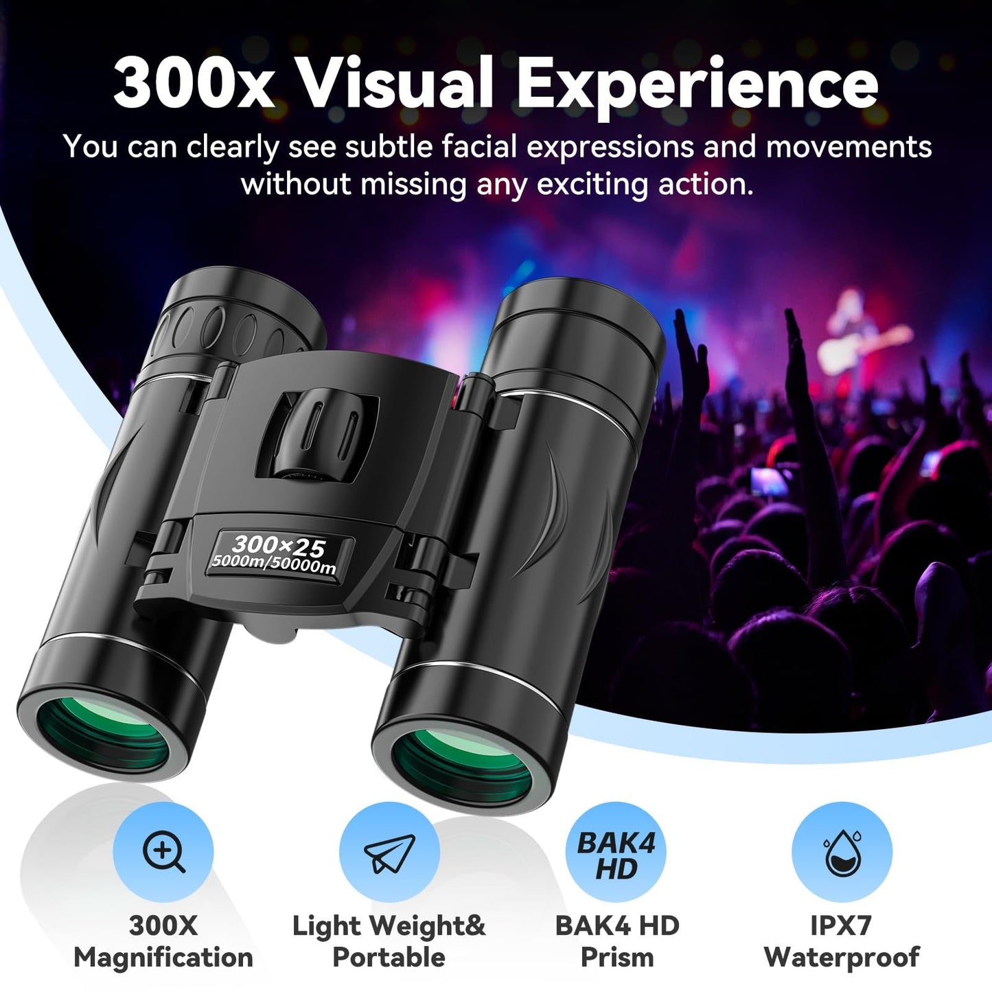 Portable High Power Outdoor Binoculars