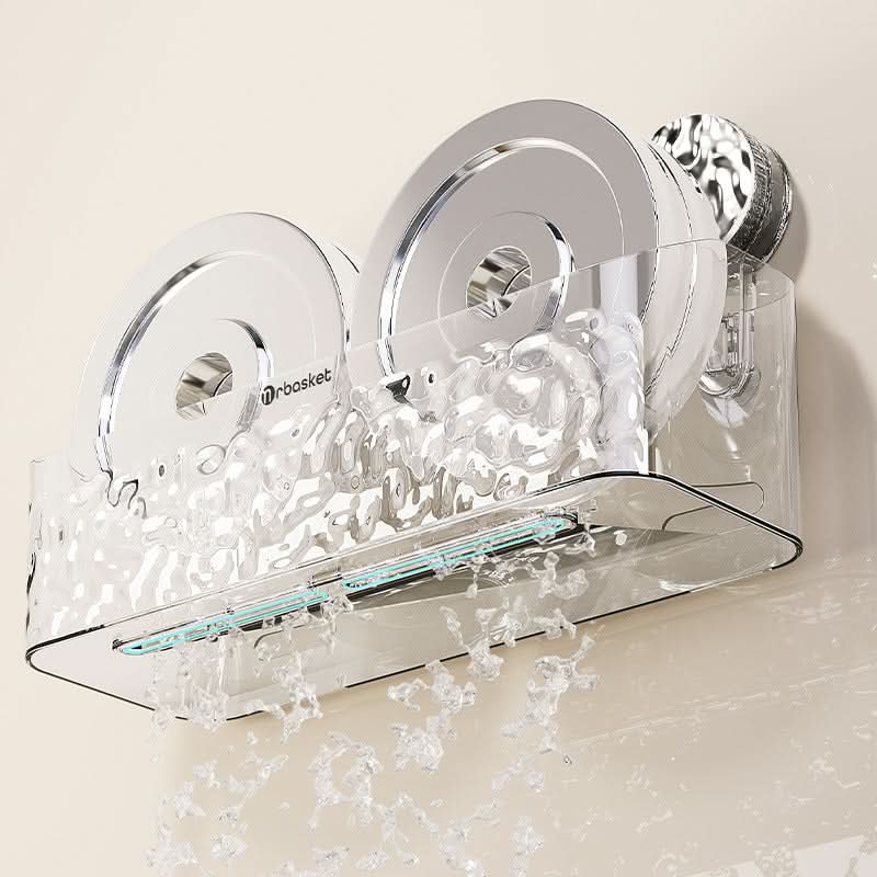 Adhesive Bathroom Shelf - Space Saving Storage Rack