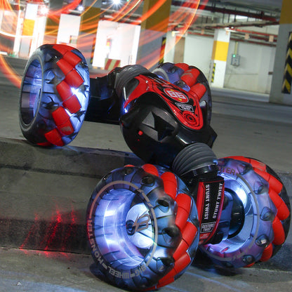 Turbo 2-in-1 Remote Control Stunt Car with Hand Controller