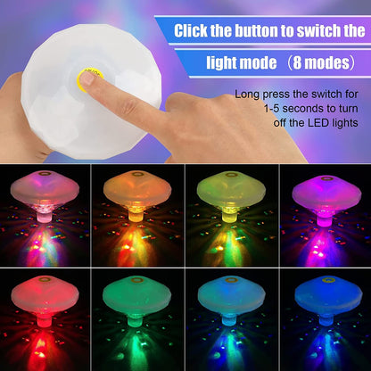 Colorful Solar Powered Pool Float Light Decoration