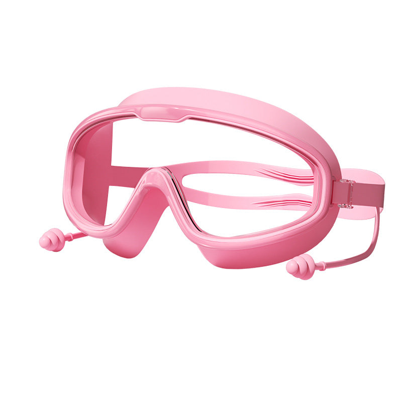 Kids Swimming Goggles with Large Frames and Anti Fog