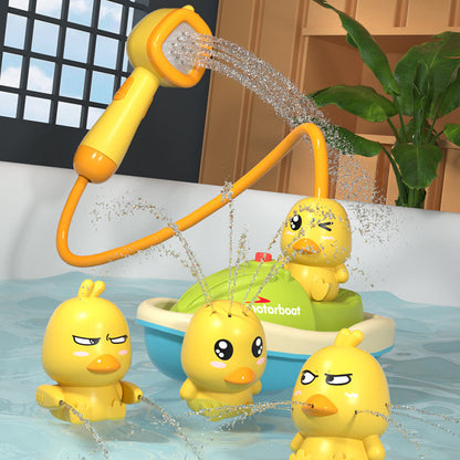 Fun Duck Bath Shower Toy Set