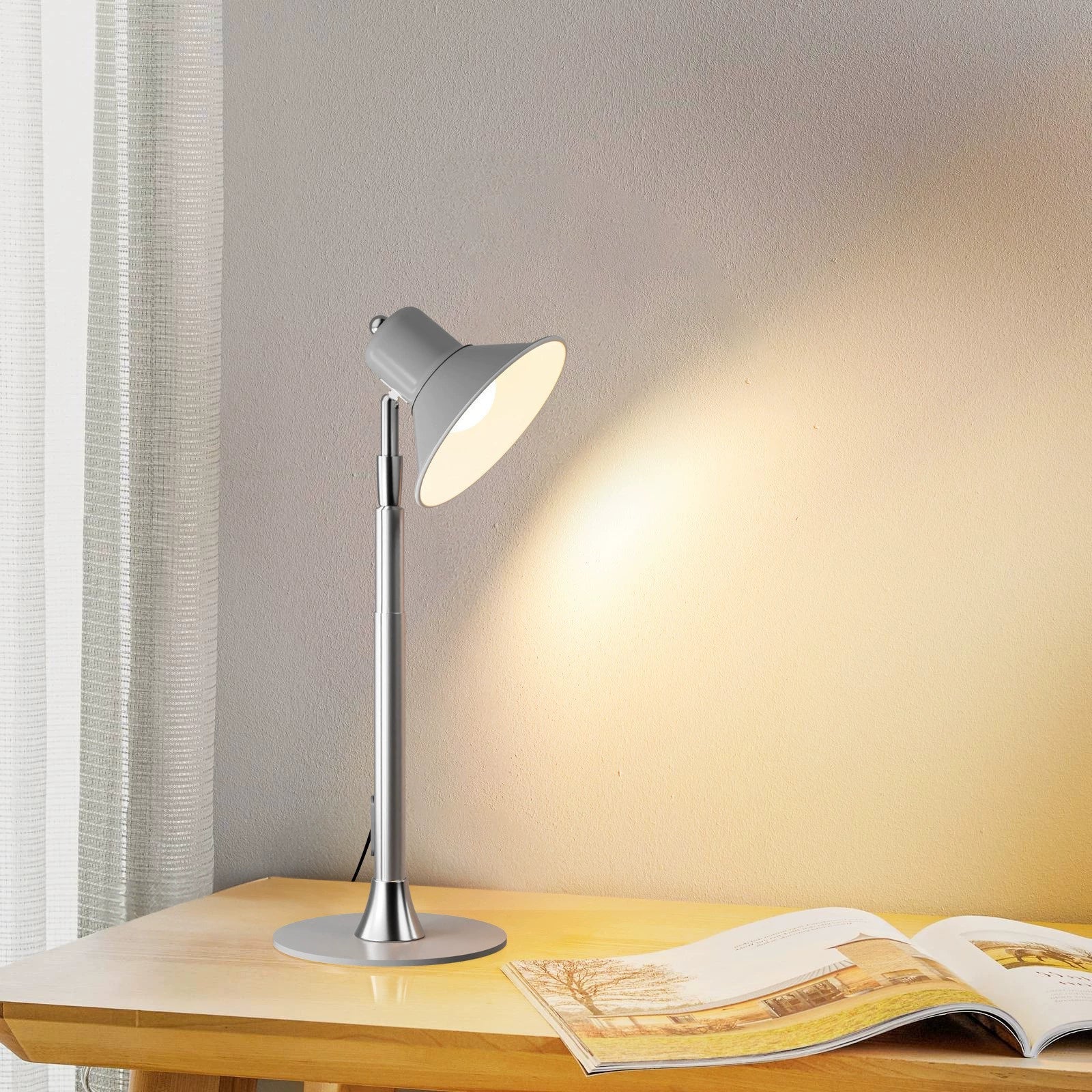 Bright Adjustable Desk Lamp for Home Office Study - Fesara