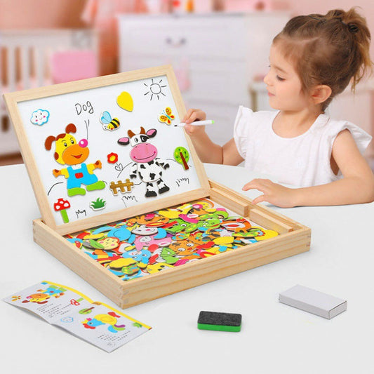 2 in 1 Kids Art Easel Drawing Board - Fesara