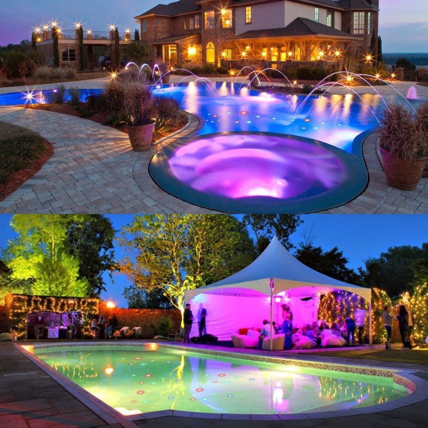 Colorful Solar Powered Pool Float Light Decoration