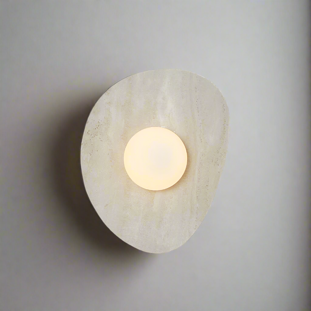 Elegant Stone Wall Light in Nordic Style