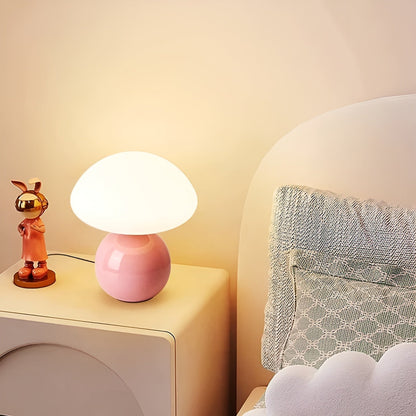 Stylish Mushroom LED Table Lamp – Soft Warm Glow - Fesara