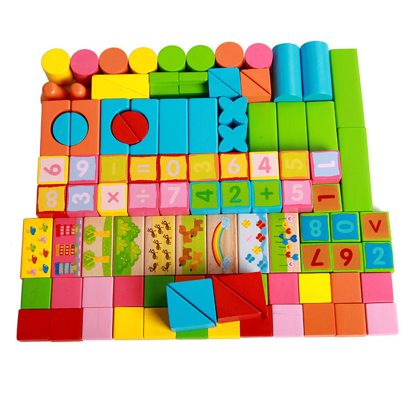 Fesara | Kids Building Blocks Set with Storage Bucket