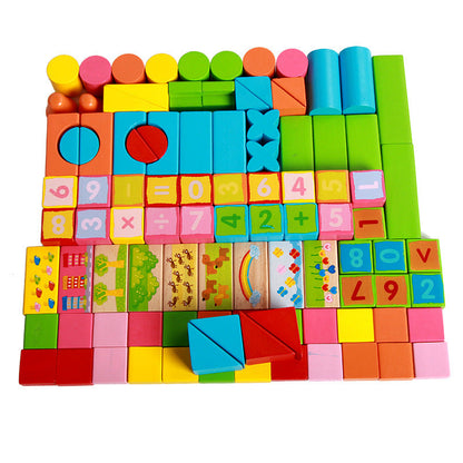 Fesara | Kids Building Blocks Set with Storage Bucket