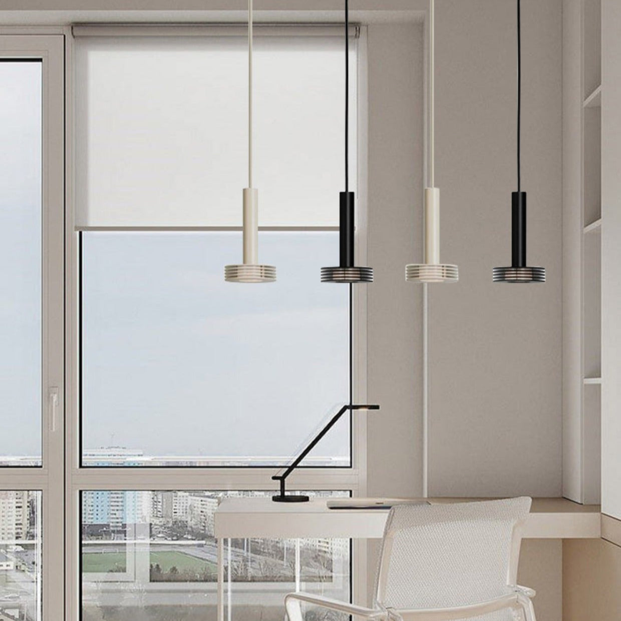 Simple Metal Hanging Lamp