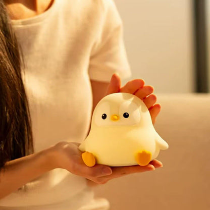 Cute Baby Penguin Plug Night Lamp - Fesara