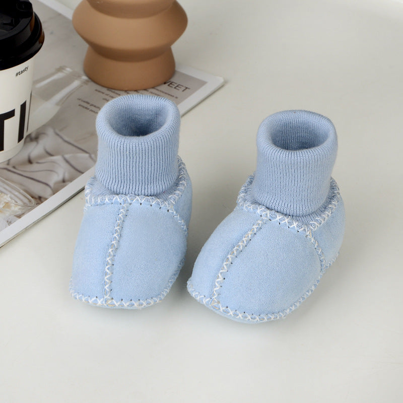 Cozy Infant Booties with Soft Fleece Lining