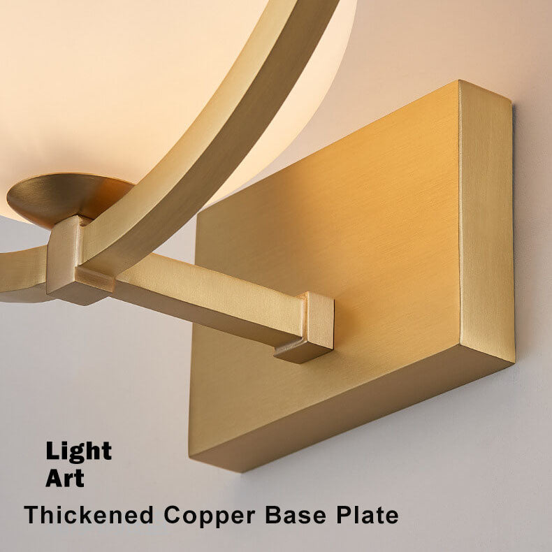 Sleek Glass Single Light Wall Lamp