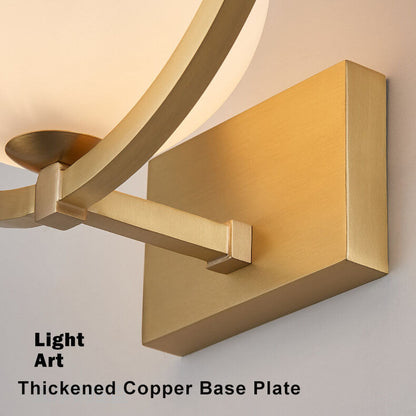 Sleek Glass Single Light Wall Lamp