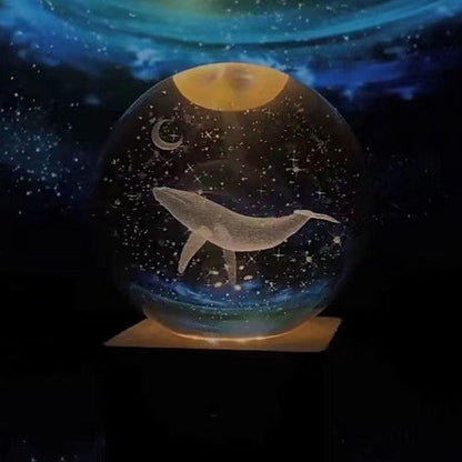 Shining Lunar Glass Orb