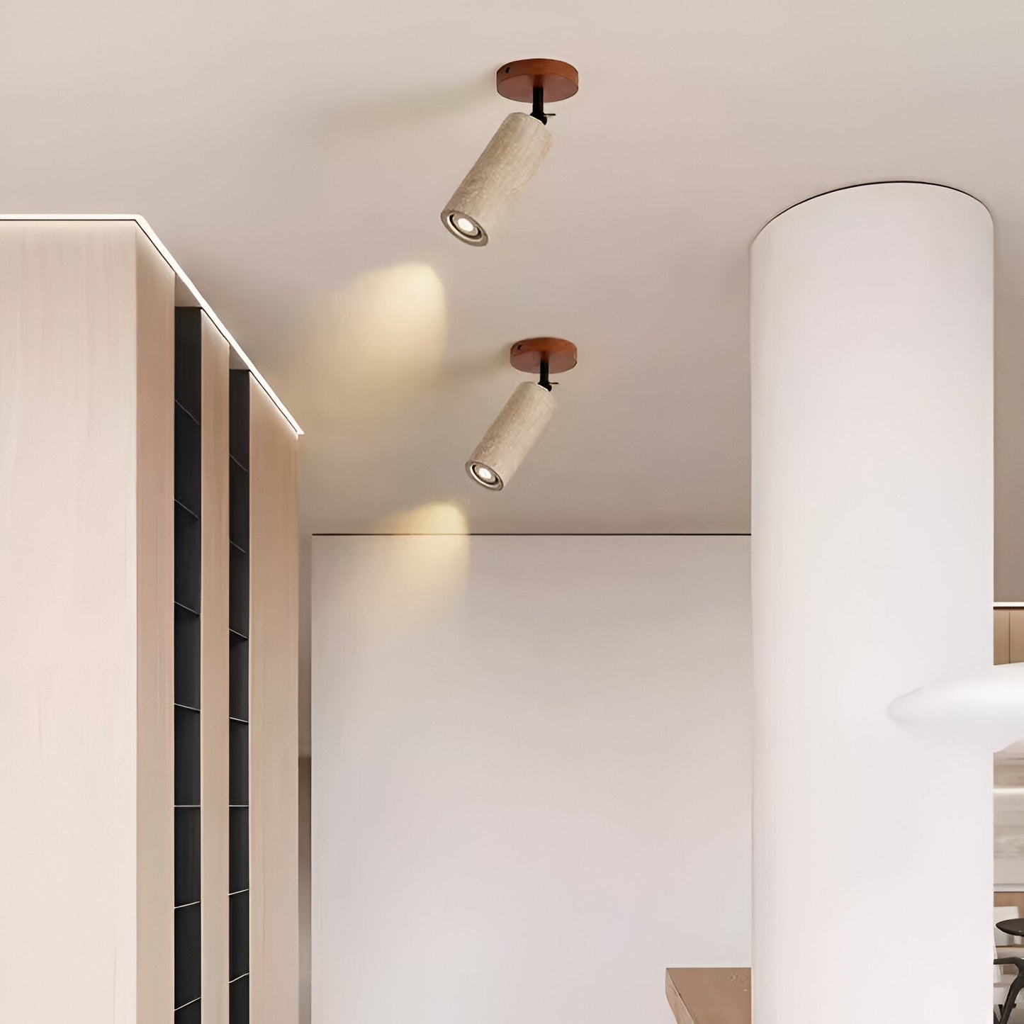 Versatile Wooden LED Wall and Ceiling Light Fixture