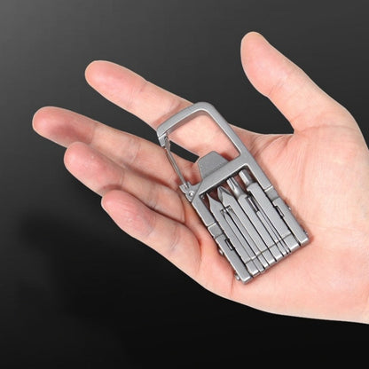Practical Mini Stainless Steel Keychain Clip