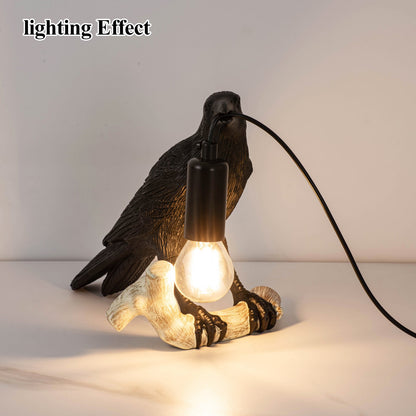 Compact Bird themed Desk Table Lamp for Bedroom