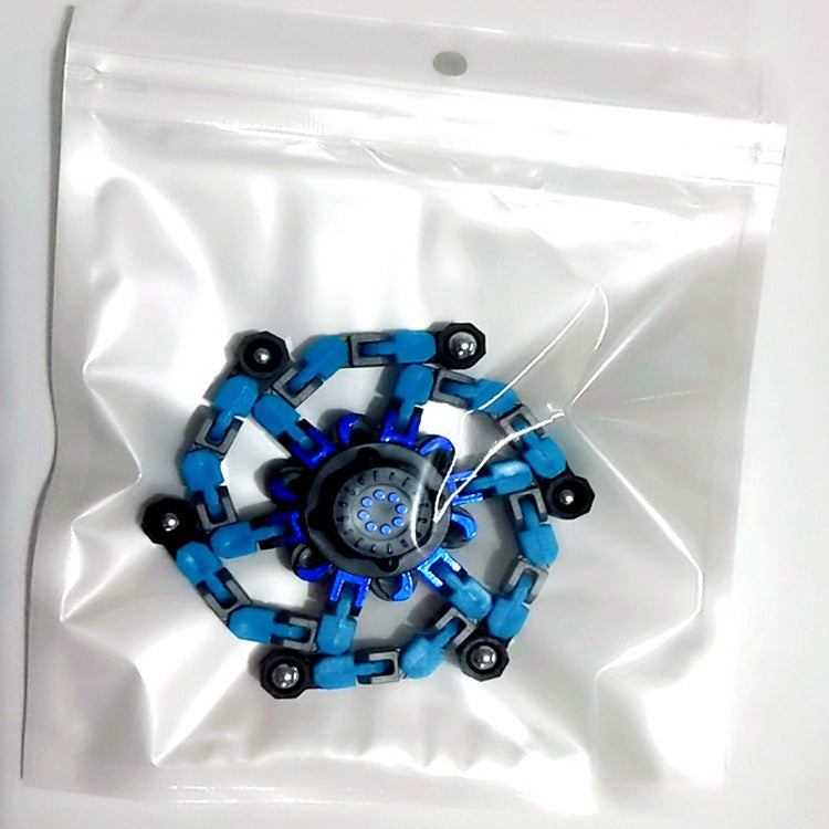 Fun LED Spinning Robot Toy for Children