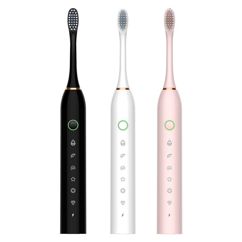 Electric Toothbrush with Replaceable Heads - Fesara