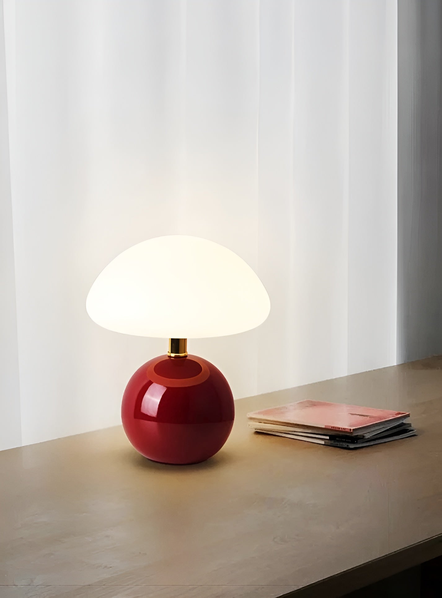 Stylish Mushroom LED Table Lamp – Soft Warm Glow