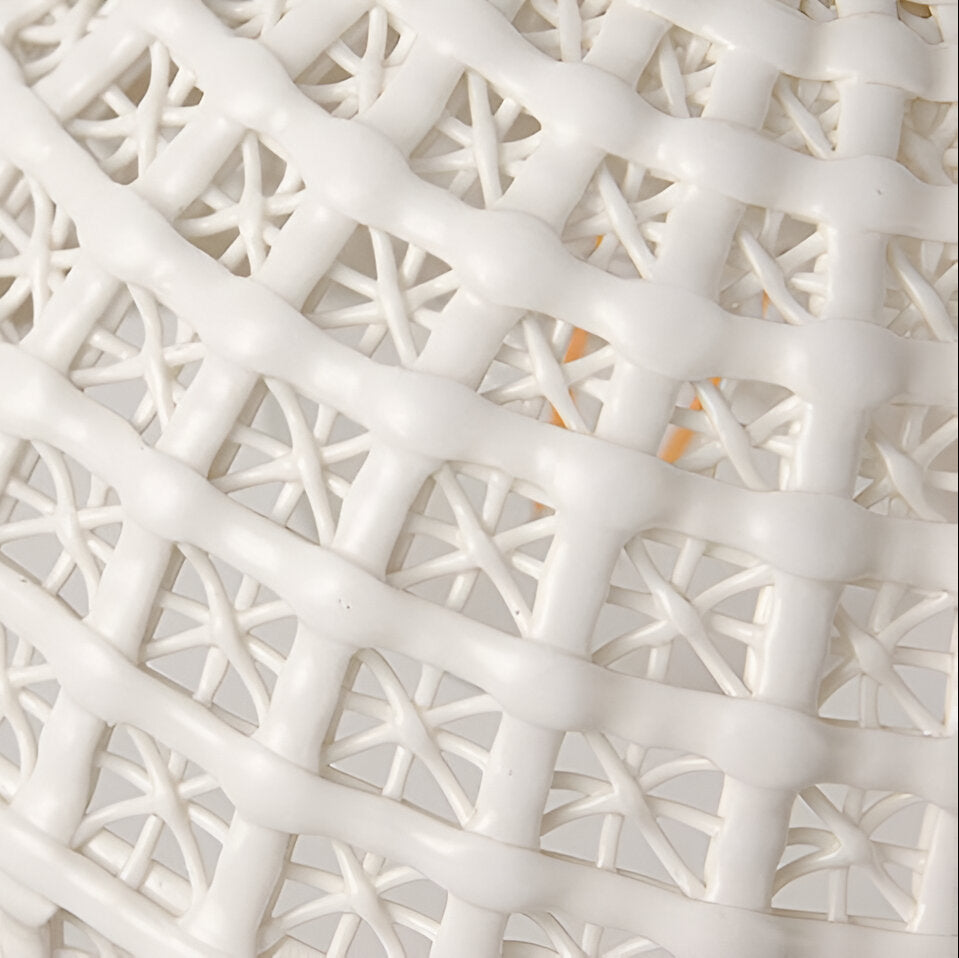White Scandinavian Ceramic Ceiling Light