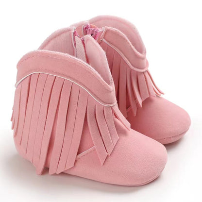Warm Boys Cowboy Snow Boots