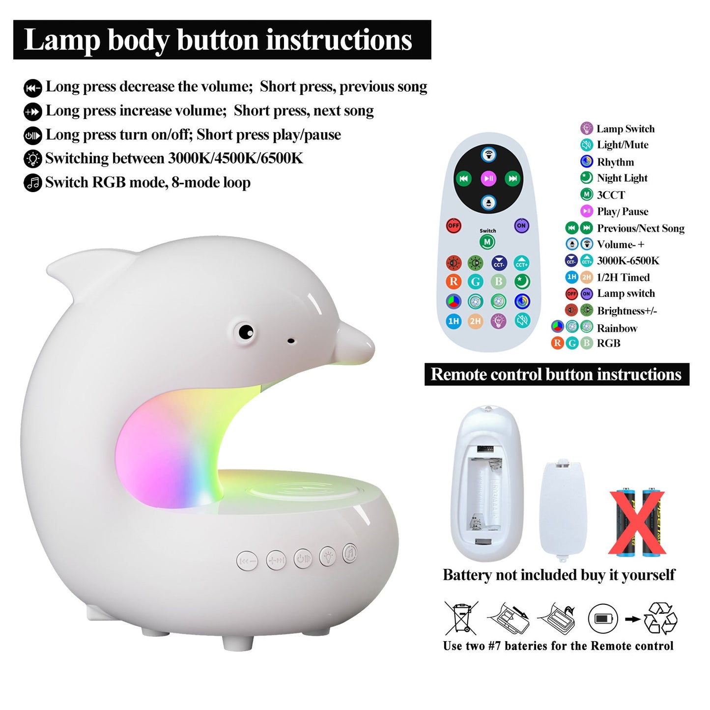 Popular LED Wireless Nightstand Lamp