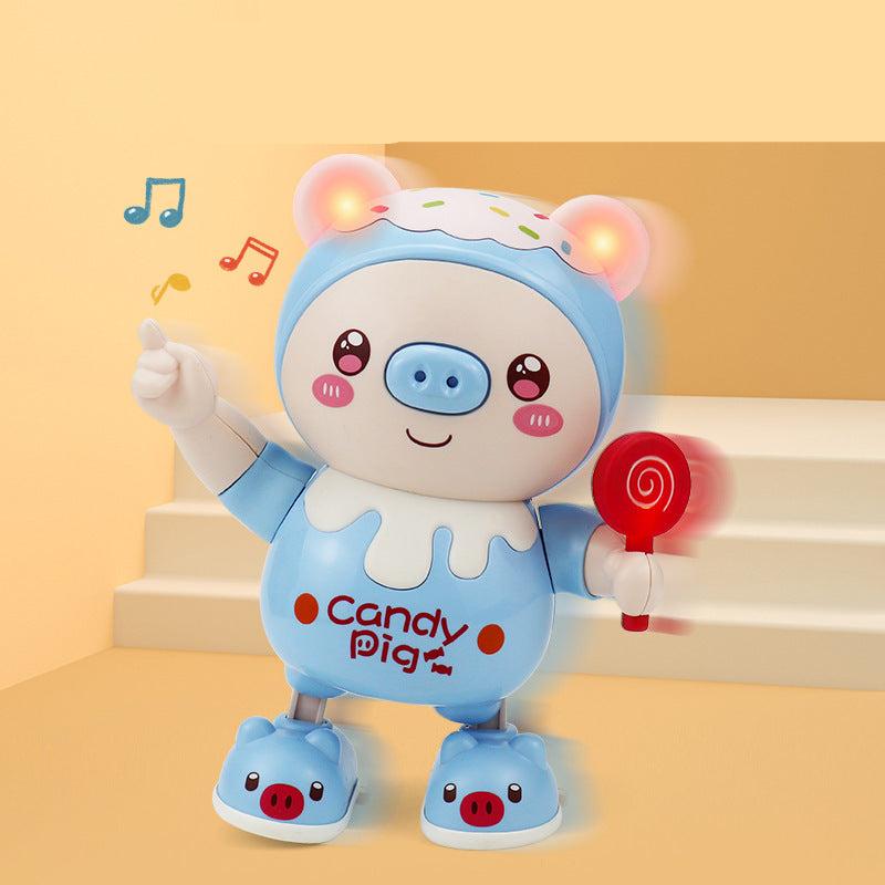 Cute Pink Piggy Figurine