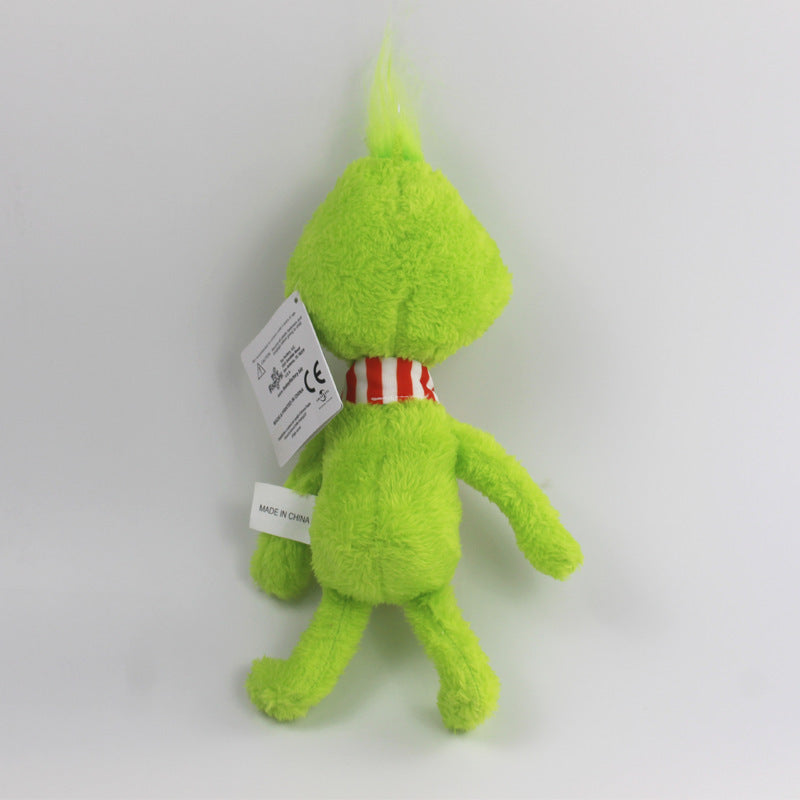 Soft Grinch Holiday Teddy Doll