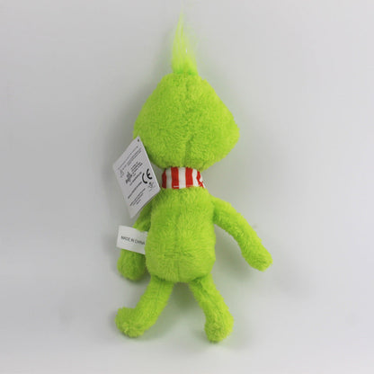 Soft Grinch Holiday Teddy Doll