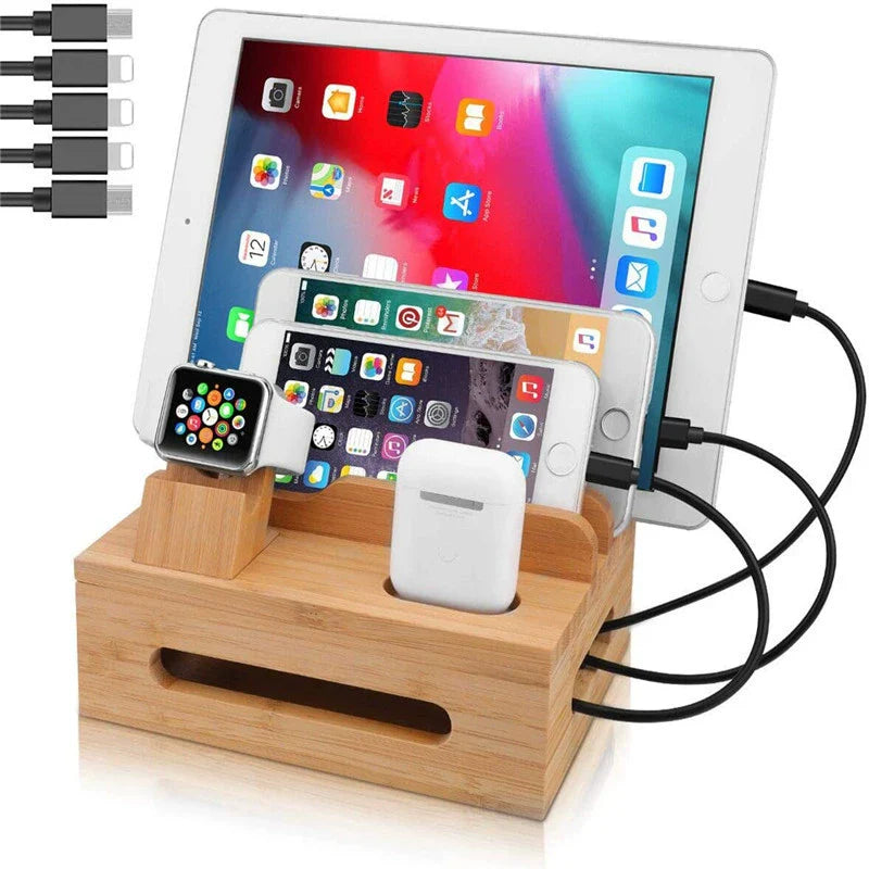 Eco Friendly USB Charger Dock with 5 Port Hub