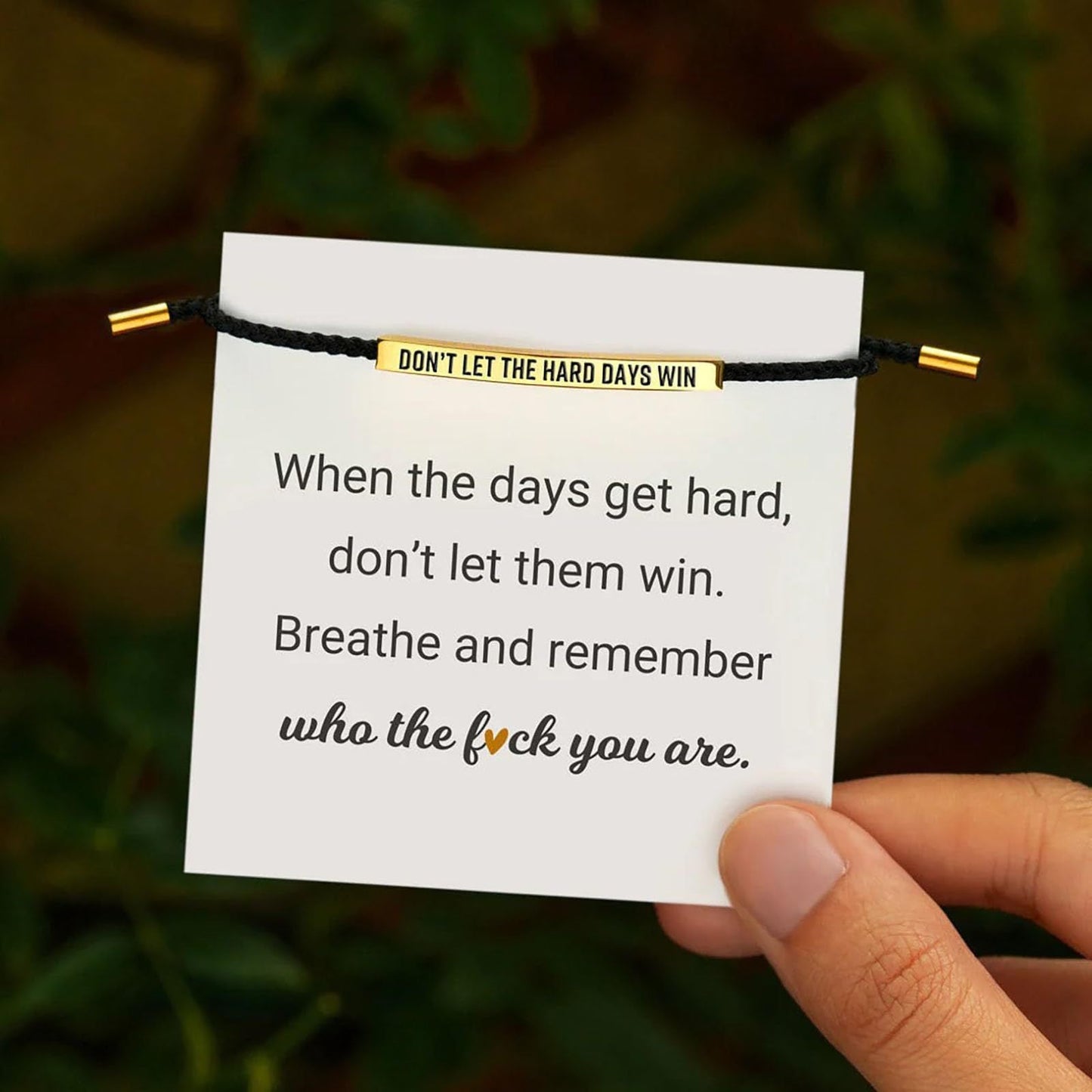 Inspirational Quote Bangle Bracelet - Fesara