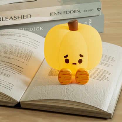 Warm Glow Pumpkin Silicone Table Lamp