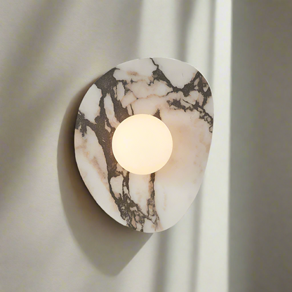 Elegant Stone Wall Light in Nordic Style