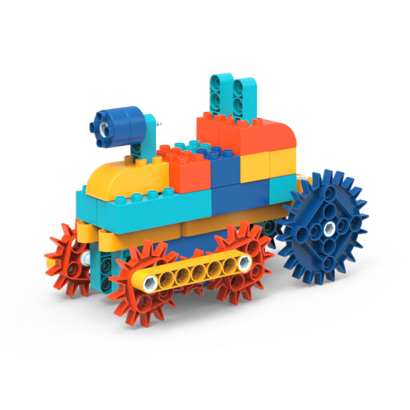 Fun Learning Building Blocks with Motorized Kit