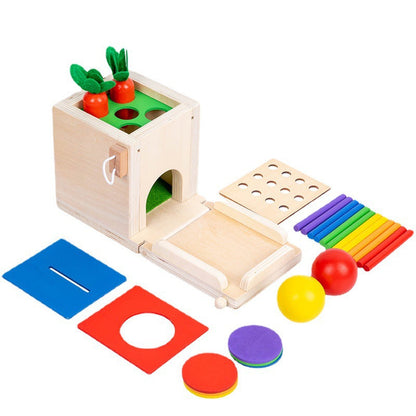 Colorful Wooden Block Stack Toy - Fesara