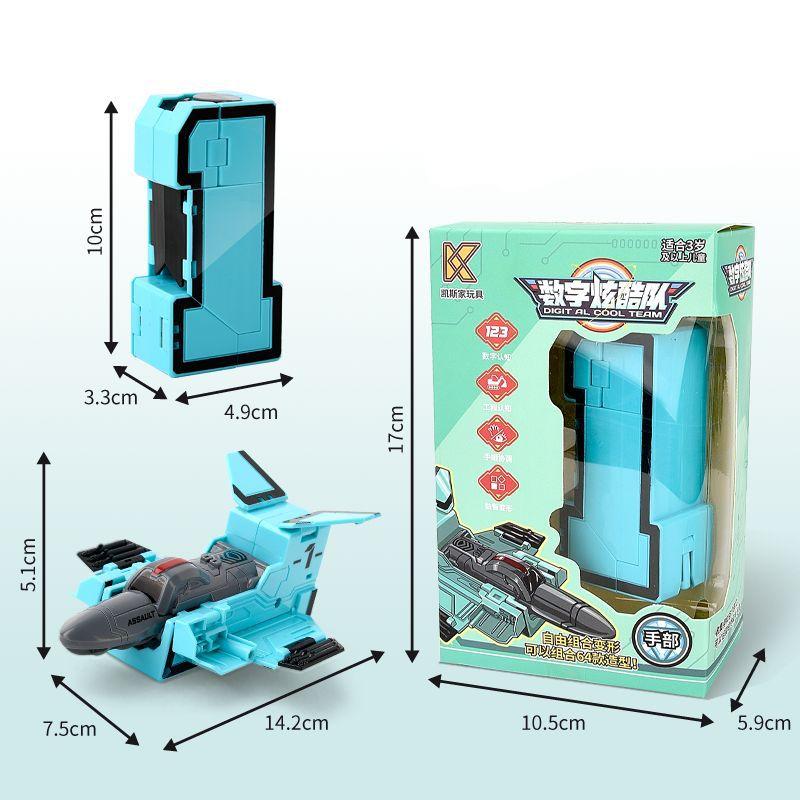 Fun Folding Number Car Toy Set