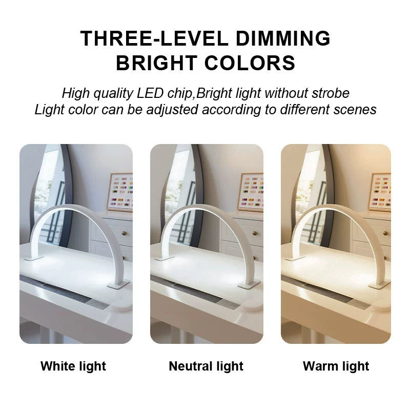 Flexible U-Shaped LED Desk Lamp