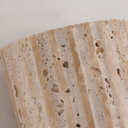 Contemporary Stone Outdoor LED Wall Lamp