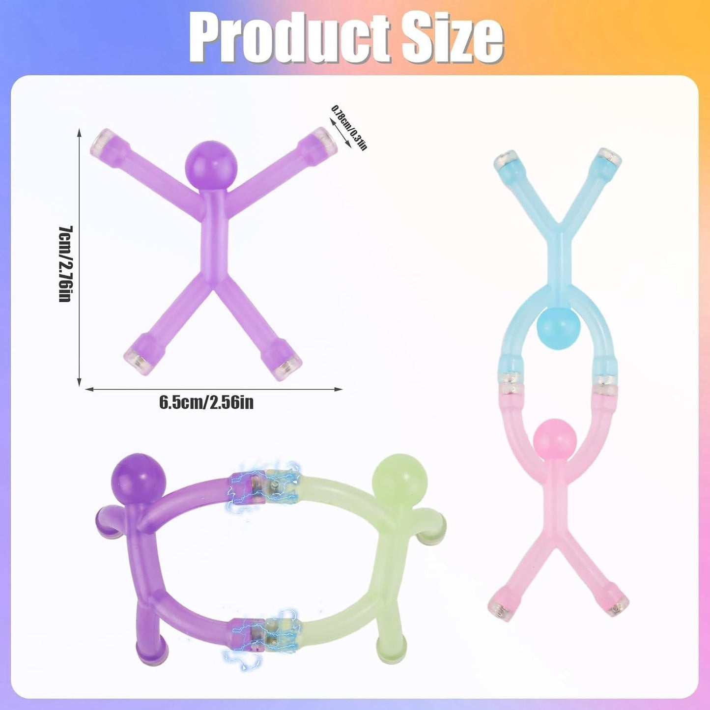 Colorful Educational Magnetic Toy Figures