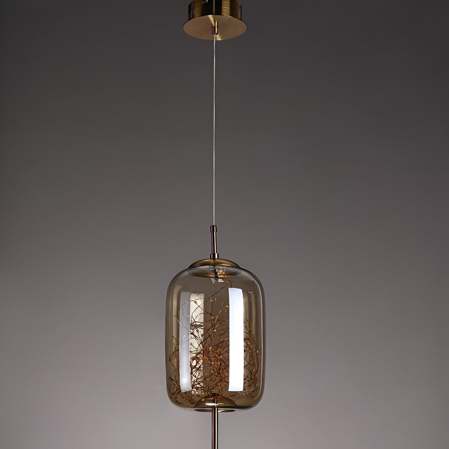Elegant Glass Modern Pendant Light