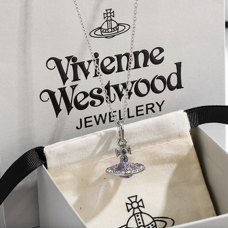 Beautiful Crystal Pendant Necklace Adjustable Chain