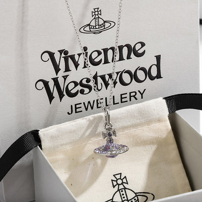 Beautiful Crystal Pendant Necklace Adjustable Chain